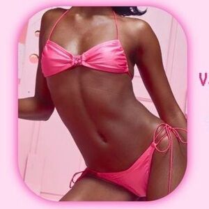 Voight Valentina V-kini hot pink bikini set size M
